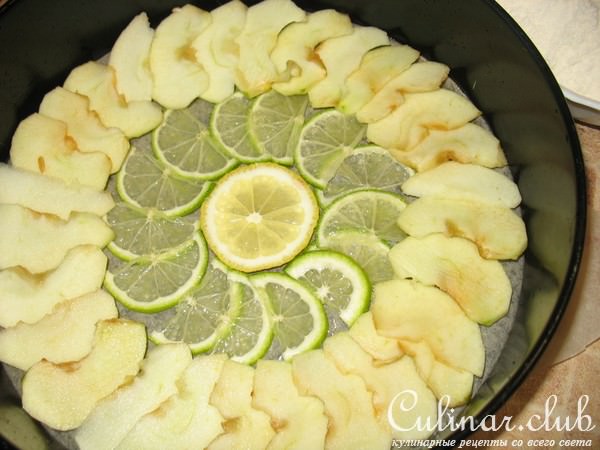 Шведский заварной яблочный пирог