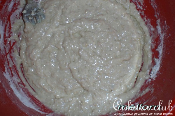 Яблочные булочки с овсяной крупой