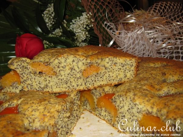 Пирог маковый с компотом!