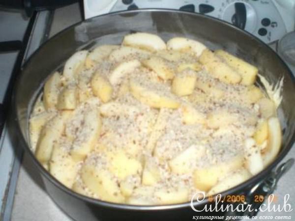 Песочный яблочный пирог