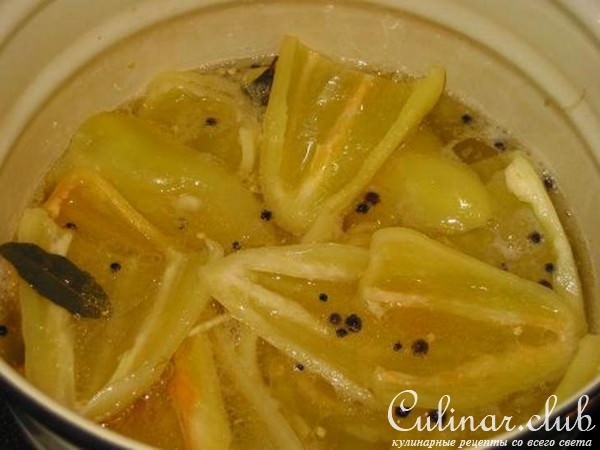 Закусочный сладкий перец с медом