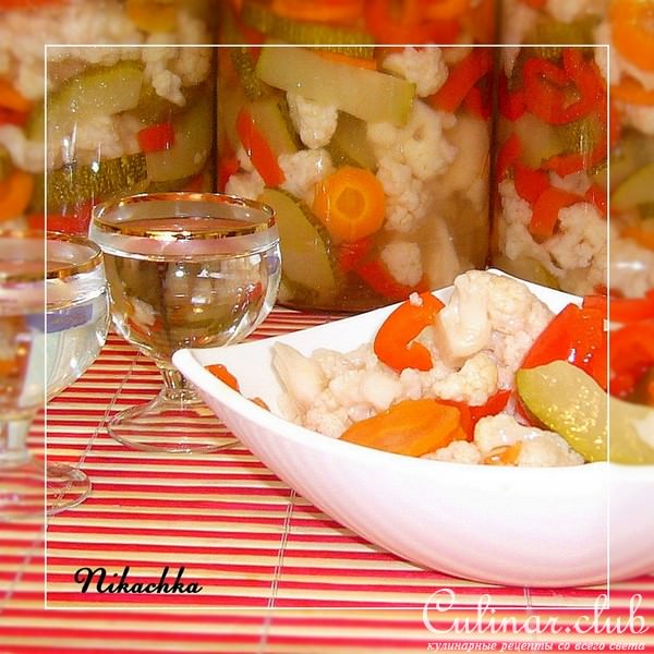 Ассорти овощное сладкомаринованное