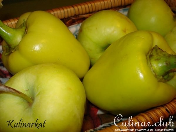 Перец, маринованный с яблочками