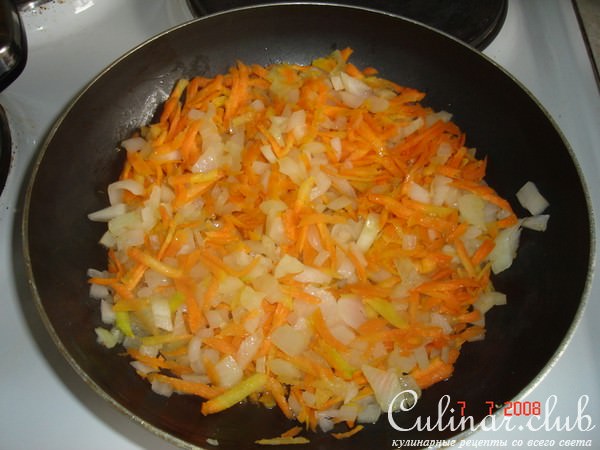Суп с сырными лепёшечками