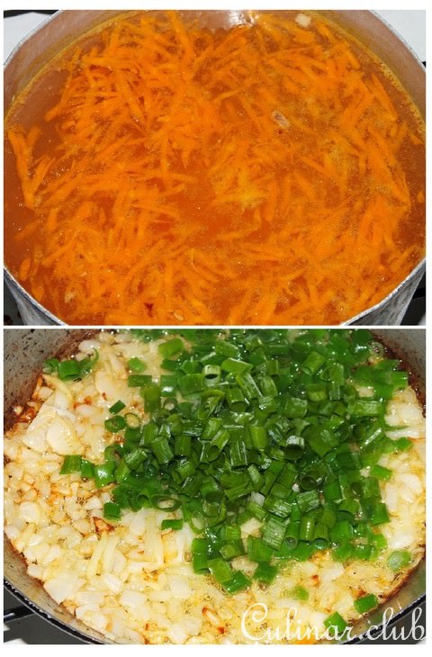 Супчик с сосисками и сырными клецками