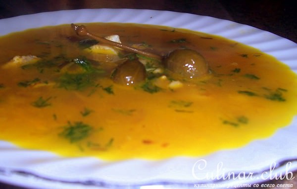 Рассольник рыбный без картошки