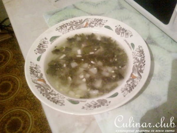 щавельный суп