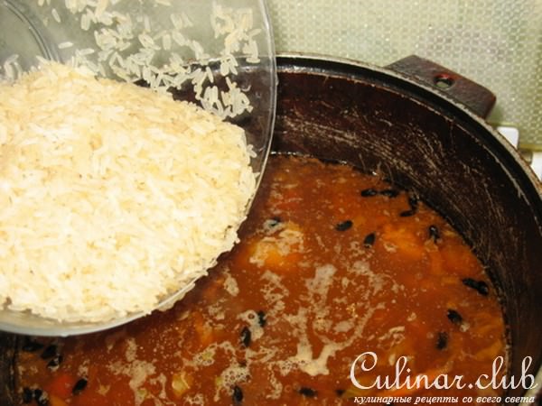 Машхурда (Суп с машем и рисом)