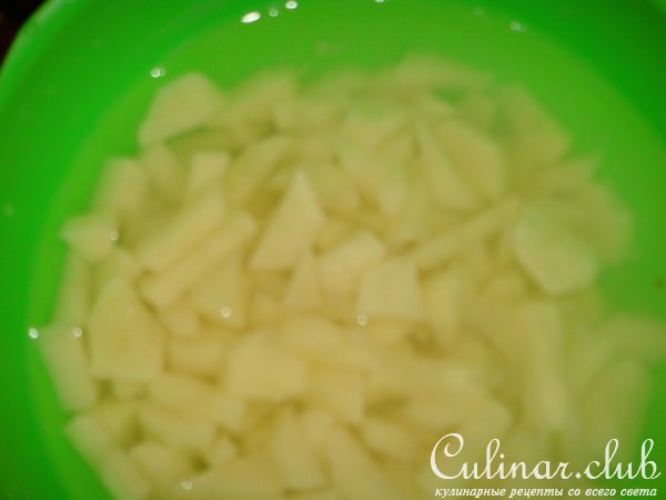 Сырный суп с клецками