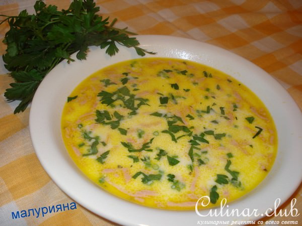 Сырный супчик