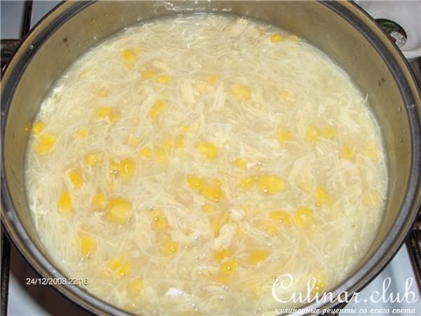 кукурузный суп по-китайски
