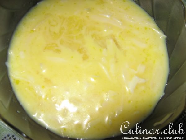 Сырный суп с сырной лапшой