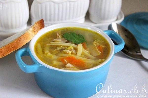 Куриный суп с лапшой (Сhicken noodle soup)