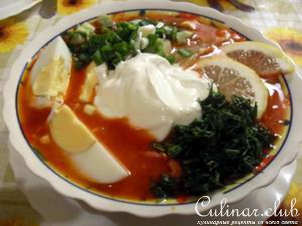Соляночка домашняя (мой вариант с курицей)