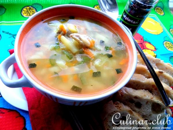 Картофельный суп на курочке