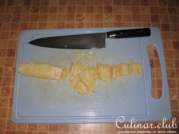 Лапша домашняя куриная