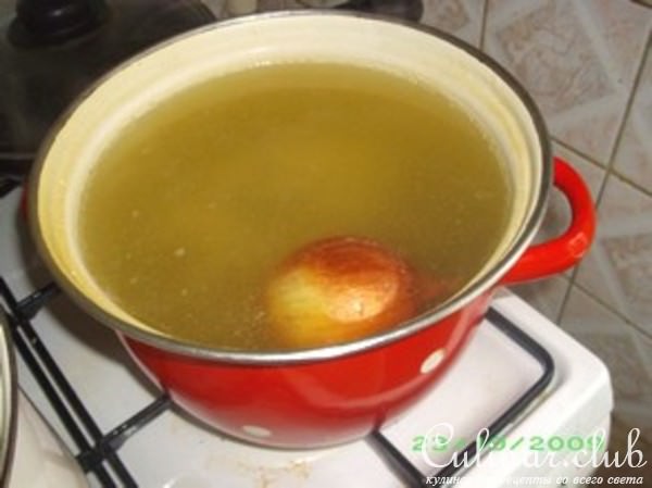 Рассольник с мятой (мой вариант)