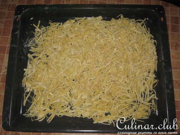 Лапша домашняя куриная