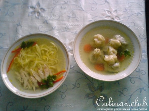 Бульон куриный с сюрпризом