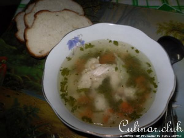 Легкий куриный супчик "Лапшевник"