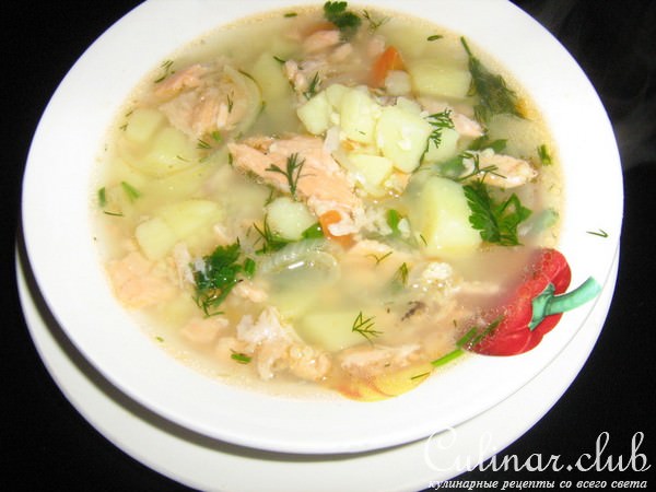 Рыбный суп с кус-кусом.