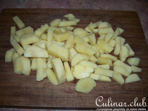 Солянка из семги с каперсами и оливками