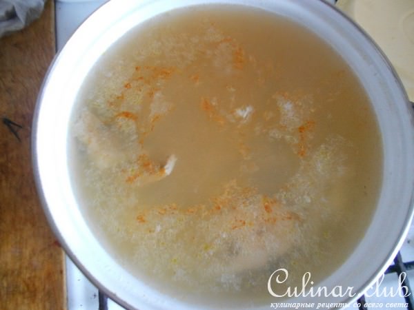 Рыбный суп с клецками