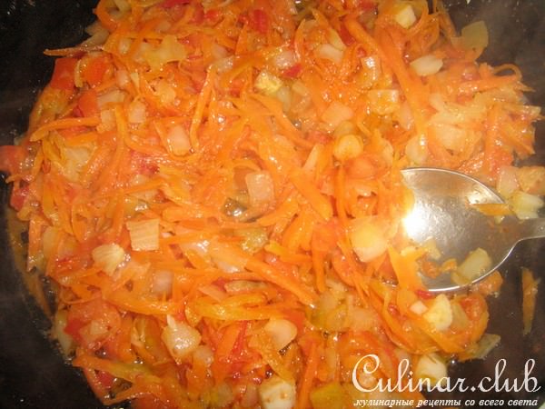 "Крабовые" галушки с бульоном.