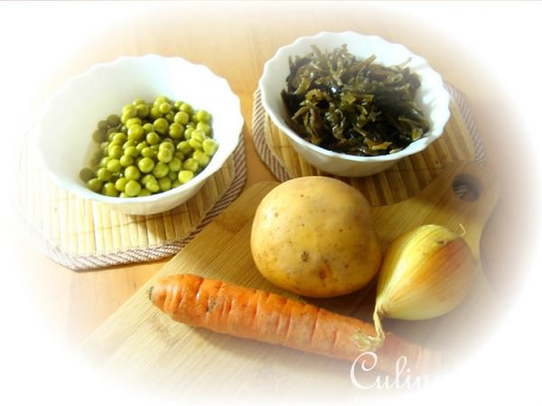 Супчик с морской капустой.
