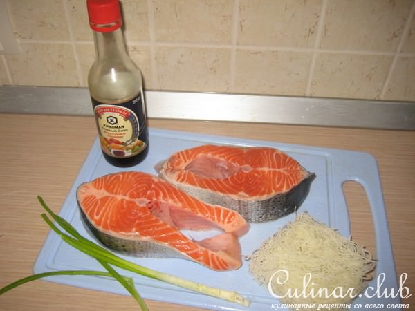 рыбный супчик с рисовой лапшой