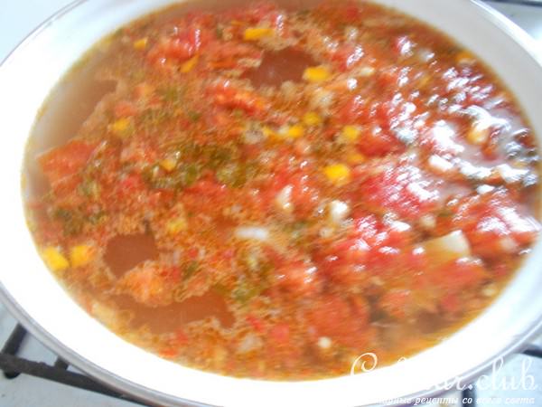 Рыбный суп с клецками