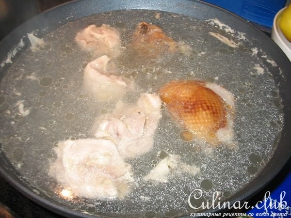 Солянка "Опохмелочная" с белыми грибами.