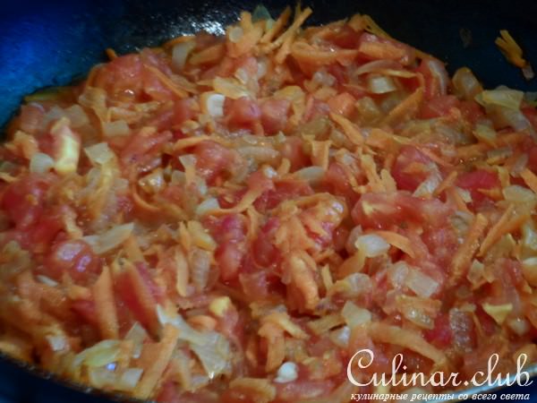 Суп с телятиной и овощами.