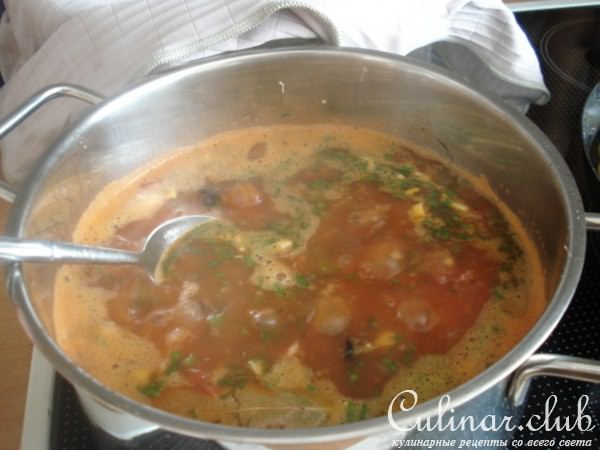 Солянка мясная - первая!!!