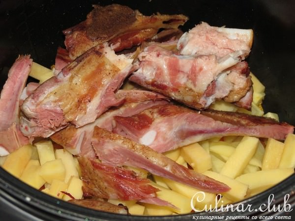 Гороховый суп с копчеными ребрышками (Тест-драйв)
