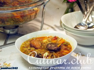 Lentejas con chorizo. (       )