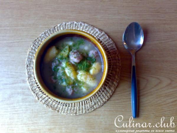 фасолевый супчик с изюминкой,точнее-с шишечкой