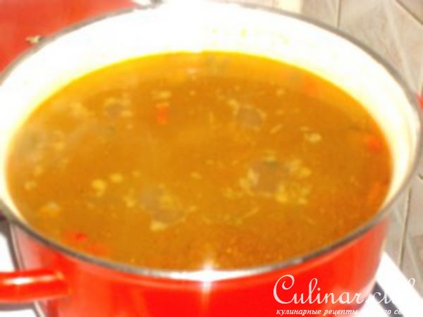 Рассольник из вешенок (постный вариант)