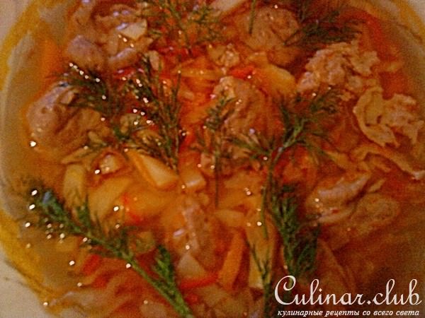 Щи с галушками от Вицушки (вариант)