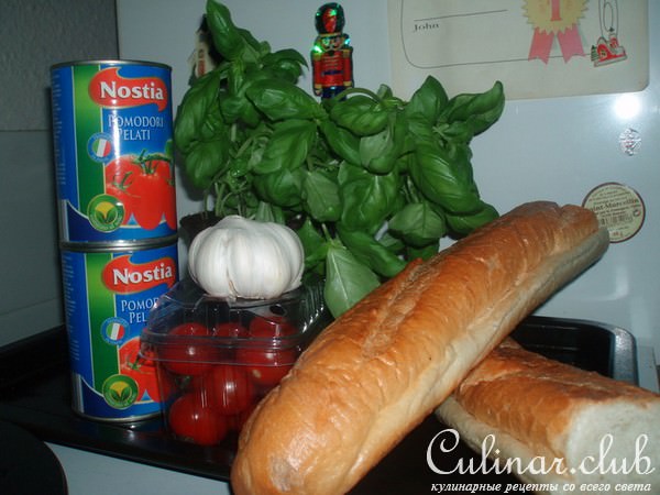 Pappa al pomodoro(суп томатный с хлебом)