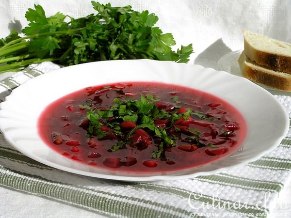 Борщ с фасолью пинто. (Обретение легкости: Тест-драйв)