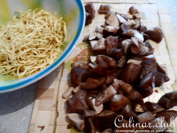 Грибной суп со сливками.(вариант№1)