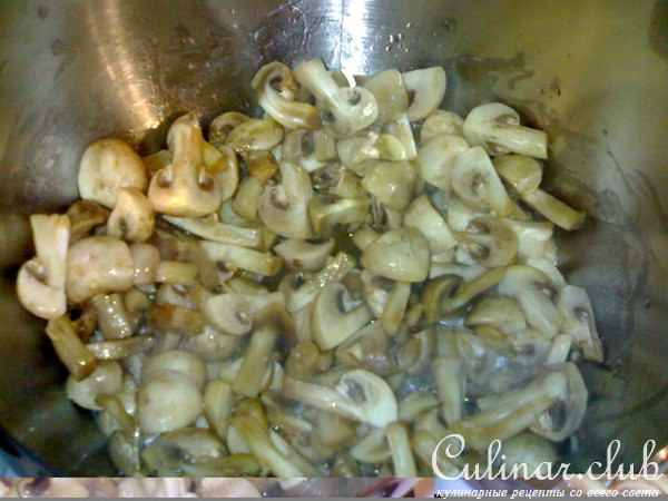 Суп грибной с кабачками