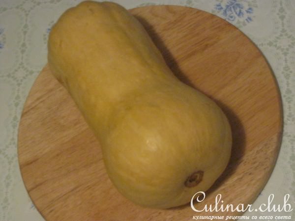 Суп из запеченной тыквы с диким рисом