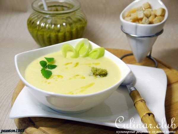 Вишуаз – французский суп из порея с картофелем