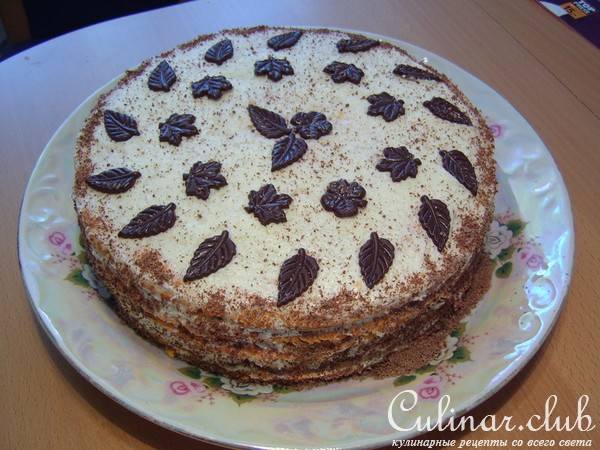 Торт "Рыжая Галинка"