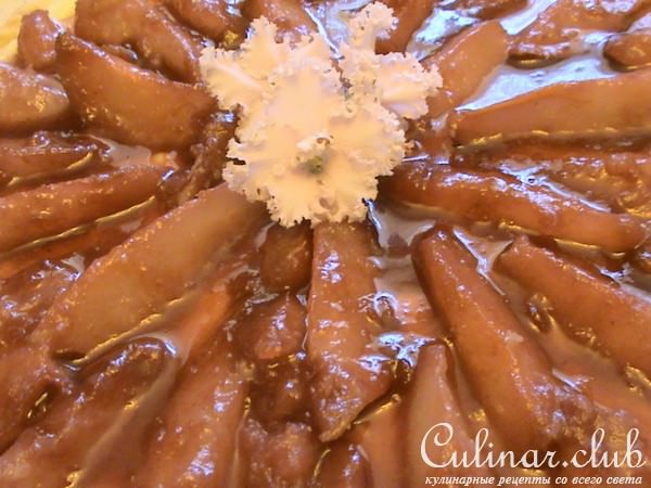 Тарт с карамелизированными грушами (Вариант)