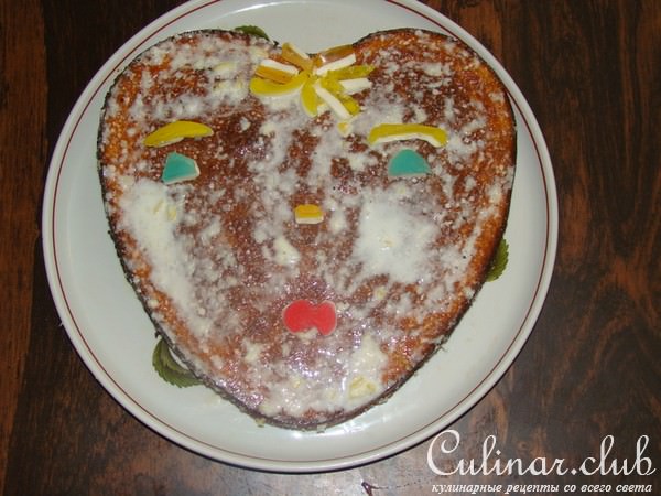 Торт с морковкой и лимонным кремом(вариант)