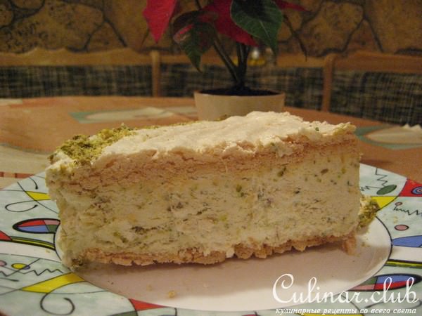 торт-мороженое с фисташками