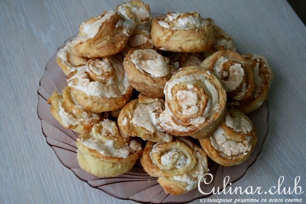 Творожные розочки